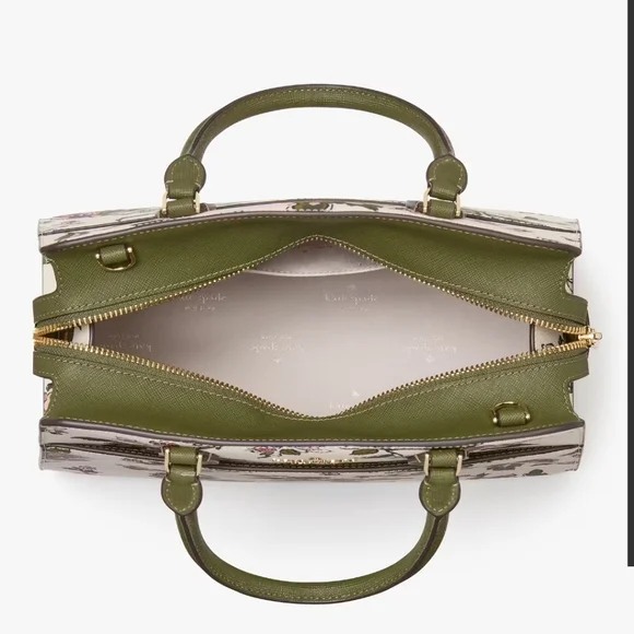 Kate Spade Madison Floral Medium Satchel, Meringue Multi - Picture 5 of 5